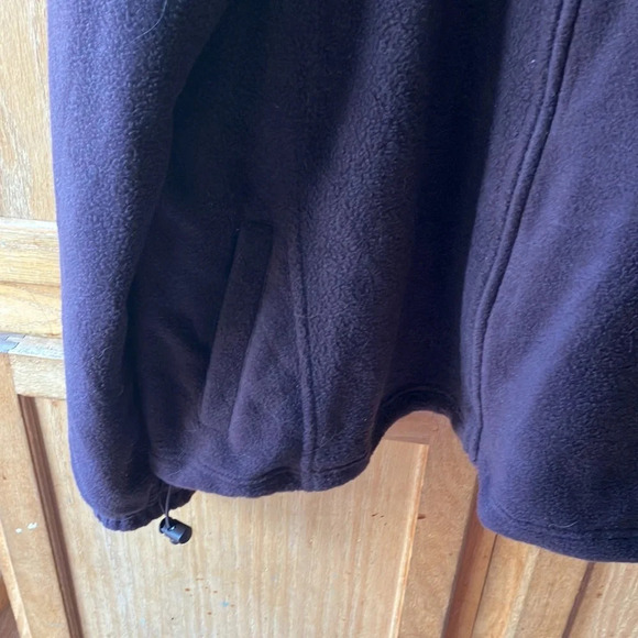 Zoey & Beth deep brown Fleece Soft Faux Fur Full Zip Jacket Extra Large - Picture 2 of 7